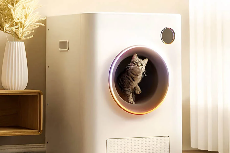 auto scooping litter box