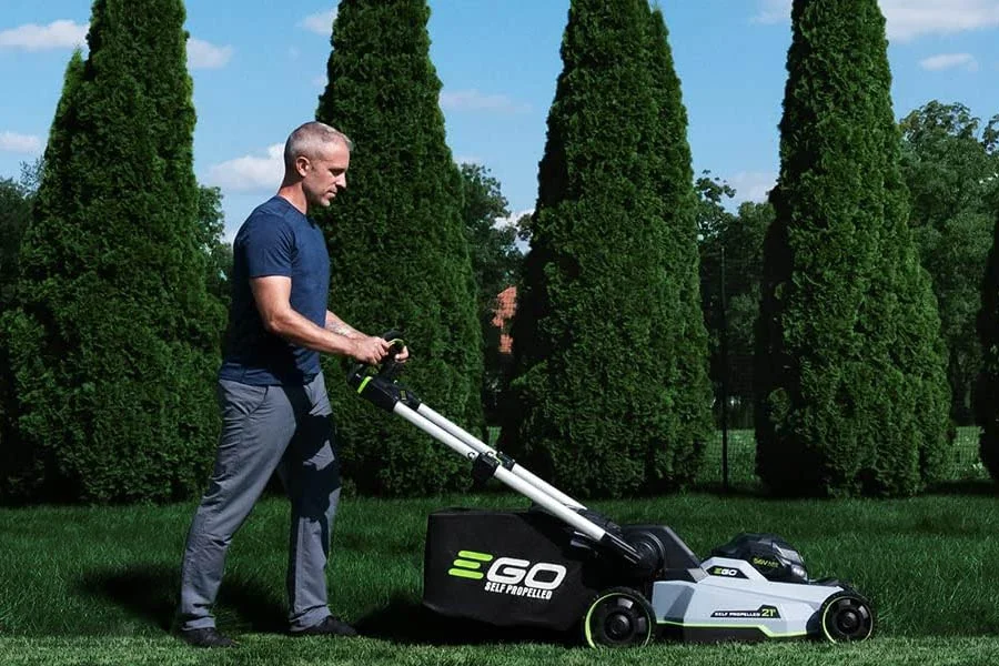 electric push lawnmower